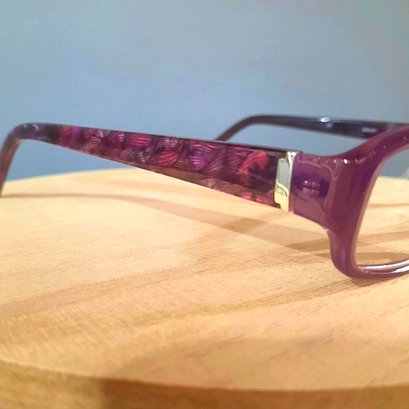 NEW Rx'able Eyeglass Frame, purple full rim glasses Rx'able Barrymore 54-17-140 - Picture 4 of 6